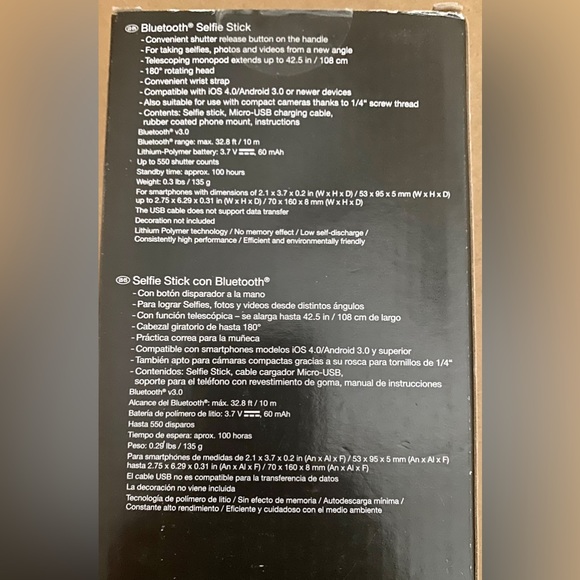 Blue Tooth Selfie Stick - Picture 8 of 8